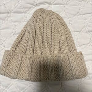 Express Cream Knit Beanie